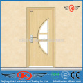 JK-P9222 Interior mdf pvc flush puerta de madera de teca diseños de puertas principales